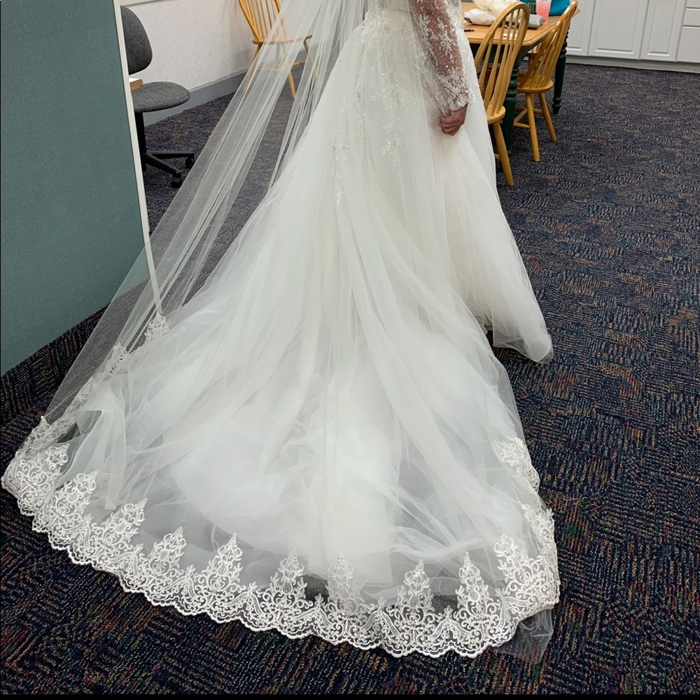 Wedding veil (ivory)